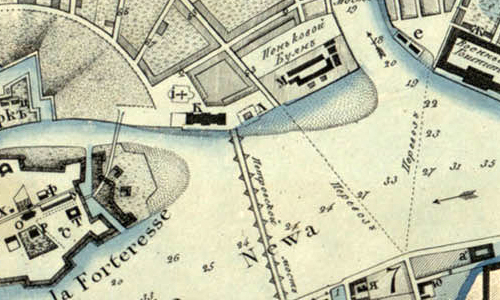 План Столичнаго города Санкт-Петербурга. Издан и гравирован в 1820, исправлен и пополнен в 1825 году.