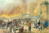 Пожар Москвы в 1812 году. Неизвестный художник. 1810-е годы.