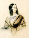 Наталья Николаевна Пушкина. В. Гау. 1842 г. Вдова А. С. Пушкина.