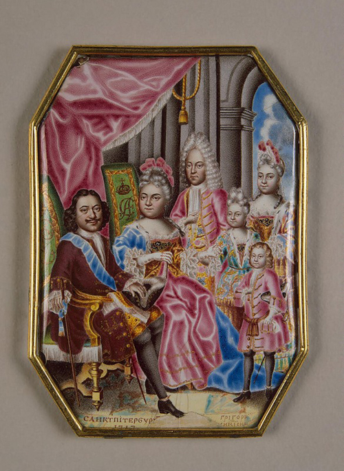 Портрет семьи Петра I. Г.С. Мусикийский.