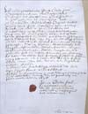Свидетельство, выданное А. Д. Меншикову о его работе в амстердаме на Ост-Индской верфи плотником в 1697-1698 гг. 15 января 1698 г. Голландский язык.