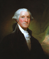 Портрет Джорджа Вашингтона. Гилберт Стюарт. 1796 год. США. Бостон. Музей изящных искусств.