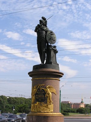 СПб. Памятник А. В. Суворову.